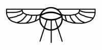 praios symbol mit flügel